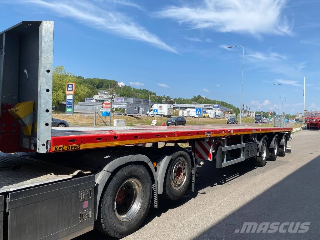 MAX Trailer 210AA Dobbelt uttrekk til 29 meter lastelengde Anhænger med lad/Flatbed
