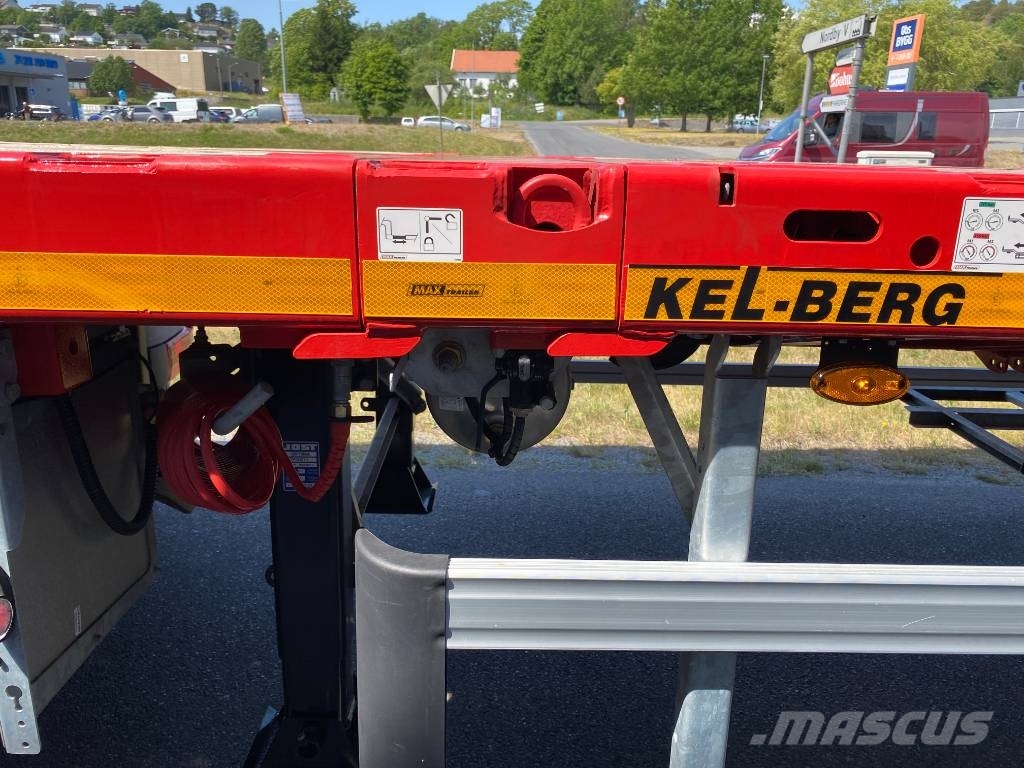 MAX Trailer 210AA Dobbelt uttrekk til 29 meter lastelengde Anhænger med lad/Flatbed