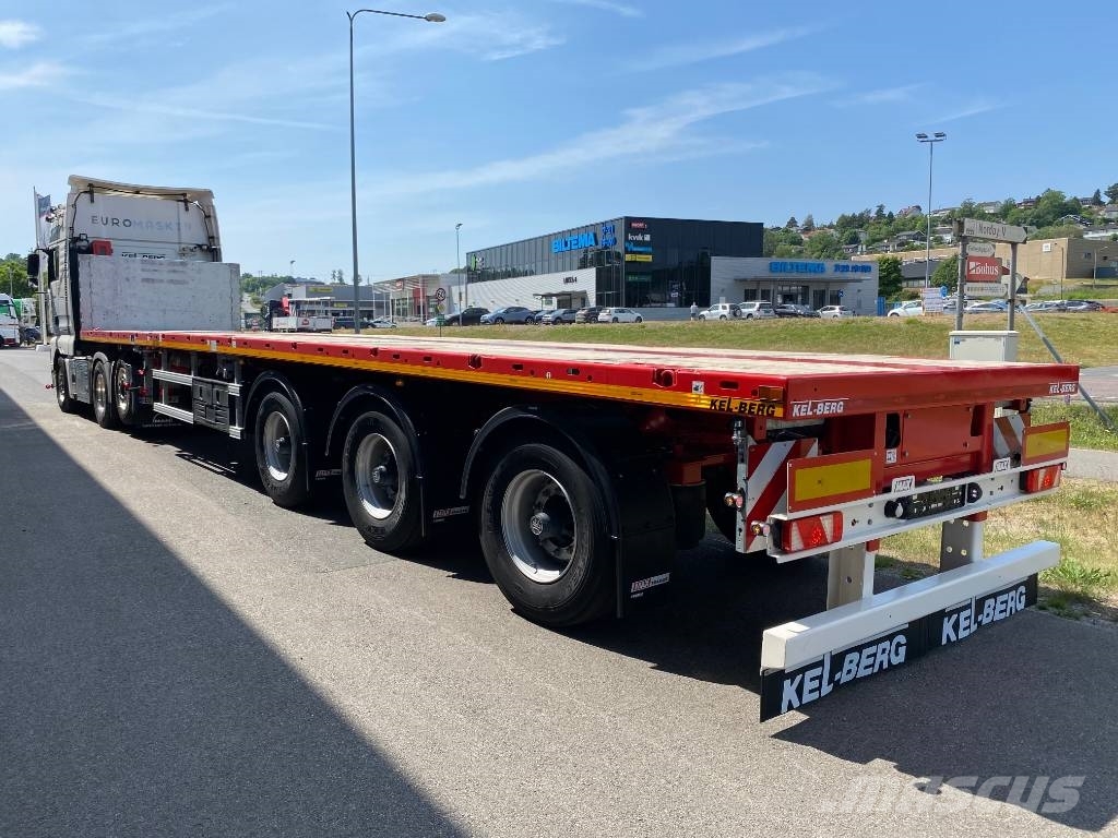 MAX Trailer 210AA Dobbelt uttrekk til 29 meter lastelengde Anhænger med lad/Flatbed