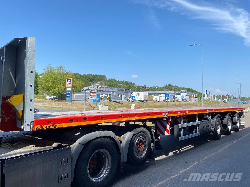 MAX Trailer 210AA Dobbelt uttrekk til 29 meter lastelengde Anhænger med lad/Flatbed