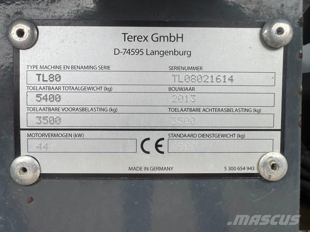 Terex TL80 Shovel loader Iekrāvēji uz riteņiem