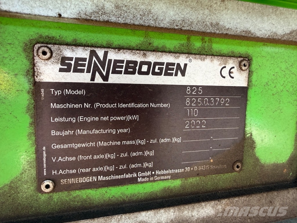 Sennebogen 825M E - 830 - 825E - 825 Electric 廢棄物/工業用操作車
