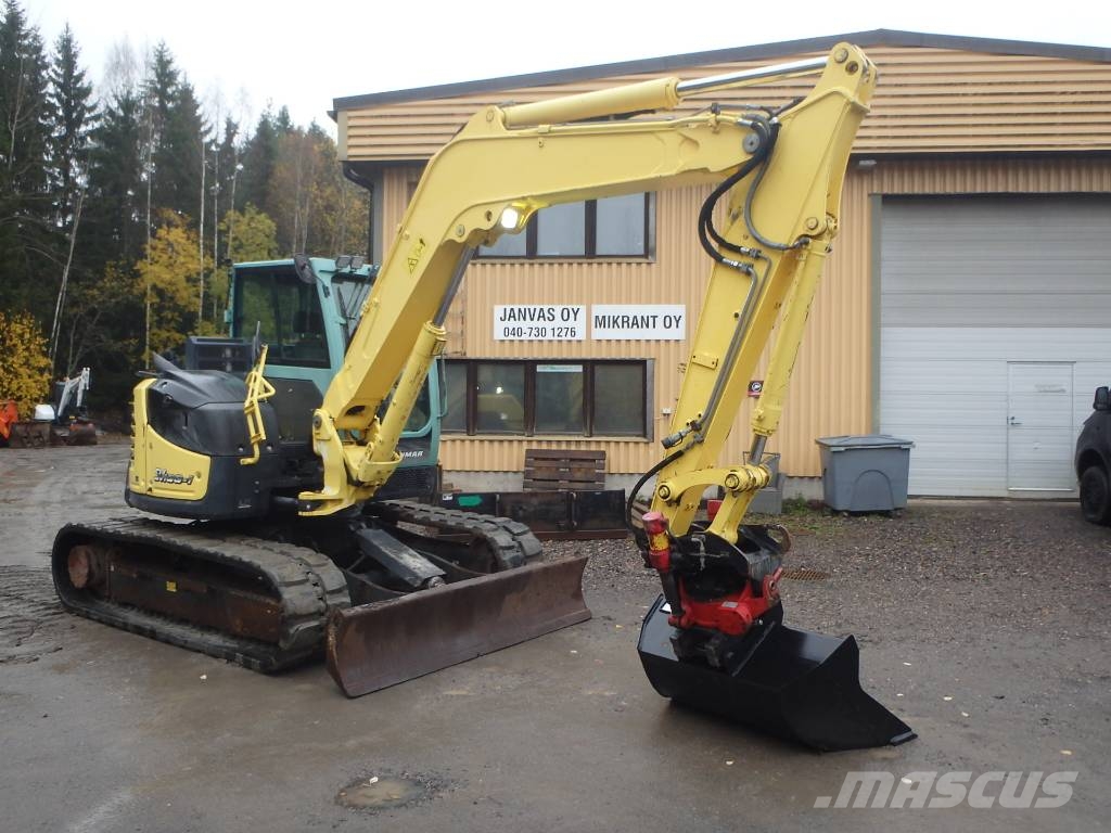 Yanmar SV 100-1 pyörittäjällä Midi bagri 7t – 12t