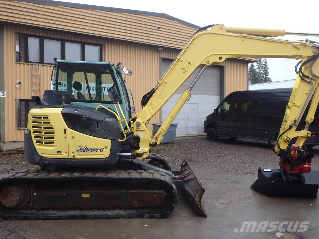 Yanmar SV 100-1 pyörittäjällä Midi bagri 7t – 12t