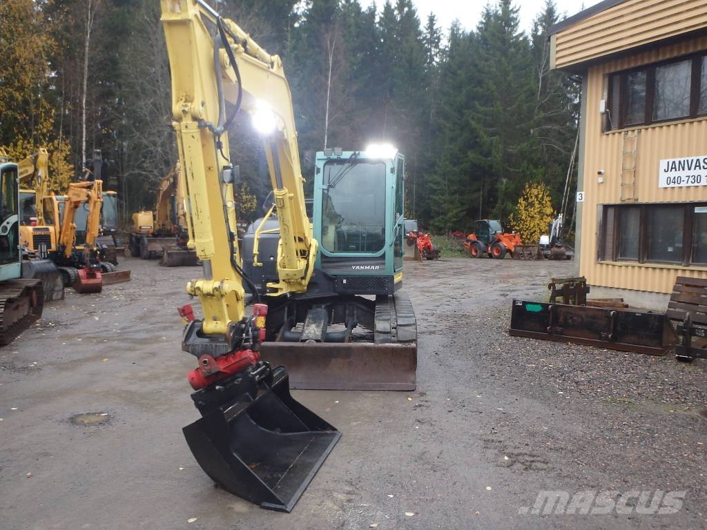 Yanmar SV 100-1 pyörittäjällä Midi bagri 7t – 12t