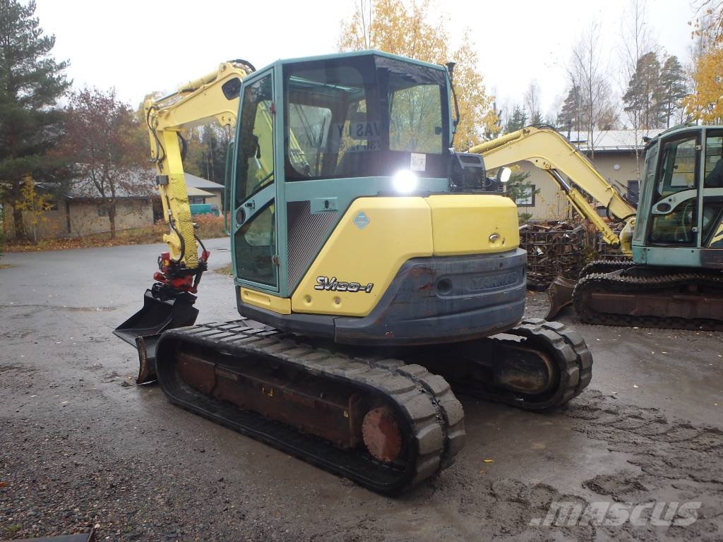 Yanmar SV 100-1 pyörittäjällä Midi bagri 7t – 12t