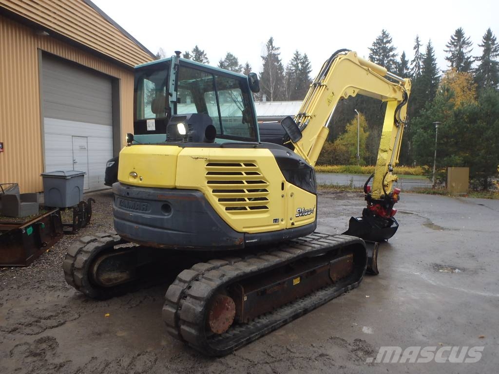 Yanmar SV 100-1 pyörittäjällä Midi bagri 7t – 12t