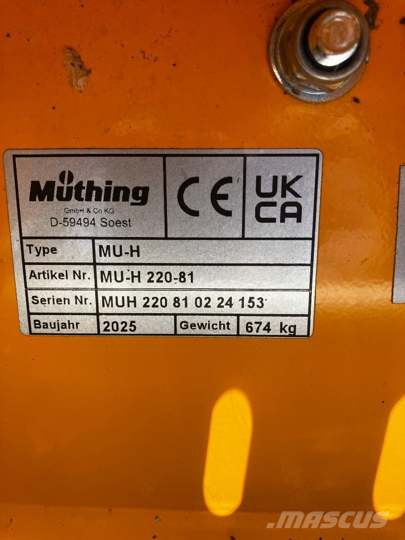 Müthing MU-H 220 Vario Overige hooi- en voedergewasmachines