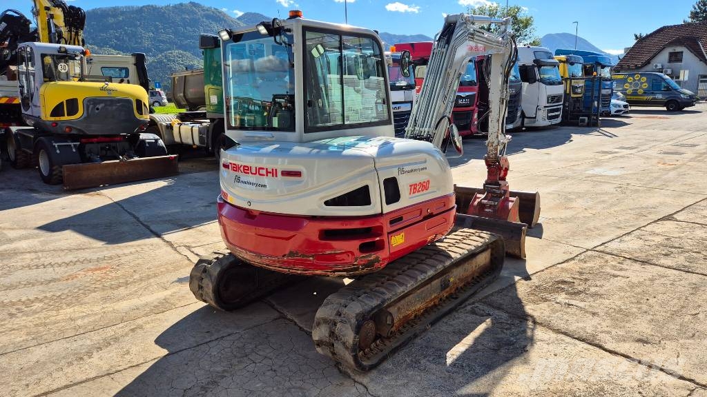 Takeuchi TB260 - POWERTILT - 3X BUCKETS - 2020 YEAR ミニ油圧ショベル 7t以下(ミニユンボ・ミニディガー)