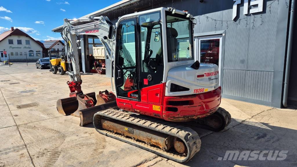 Takeuchi TB260 - POWERTILT - 3X BUCKETS - 2020 YEAR ミニ油圧ショベル 7t以下(ミニユンボ・ミニディガー)