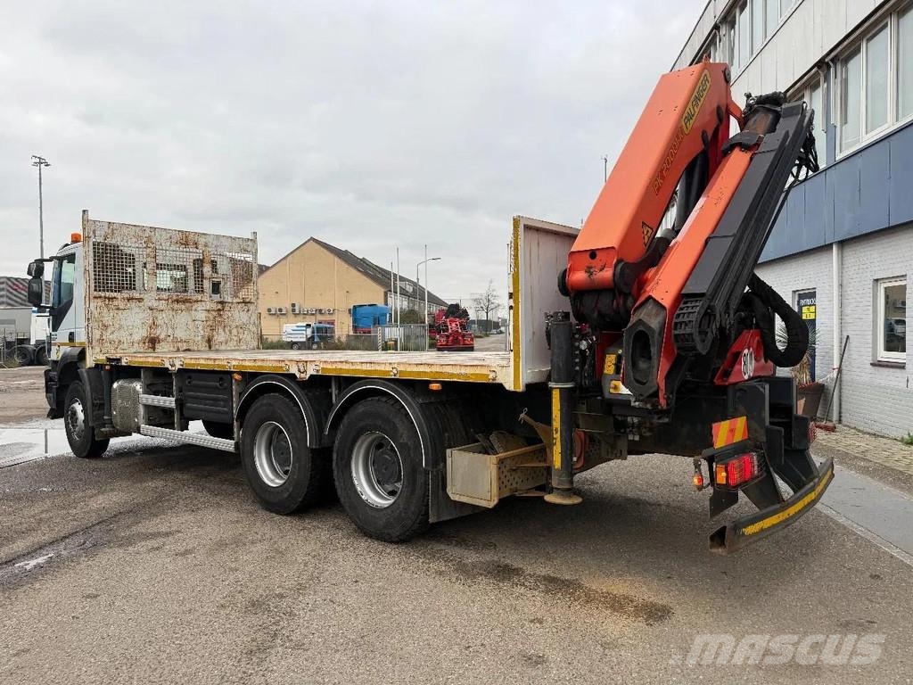 Iveco Trakker 360 6X4 EURO 6 - PALFINGER PK20001 K + REM 平ボディー