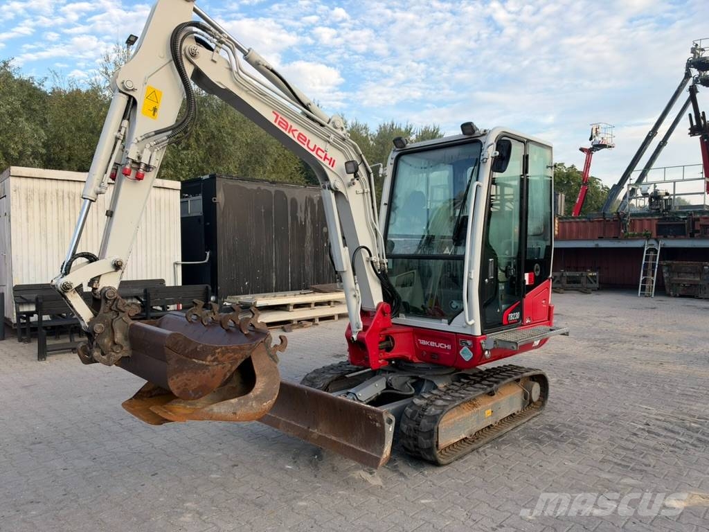 Takeuchi TB 230 3x bucket LED Minibagger < 7t