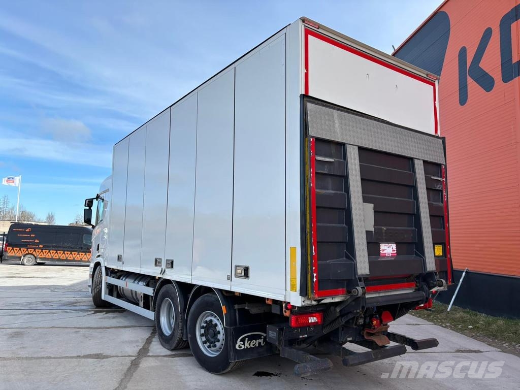 Scania R 410 6x2*4 LNG / RETARDER / BOX L=6970 mm Umpikorikuorma-autot