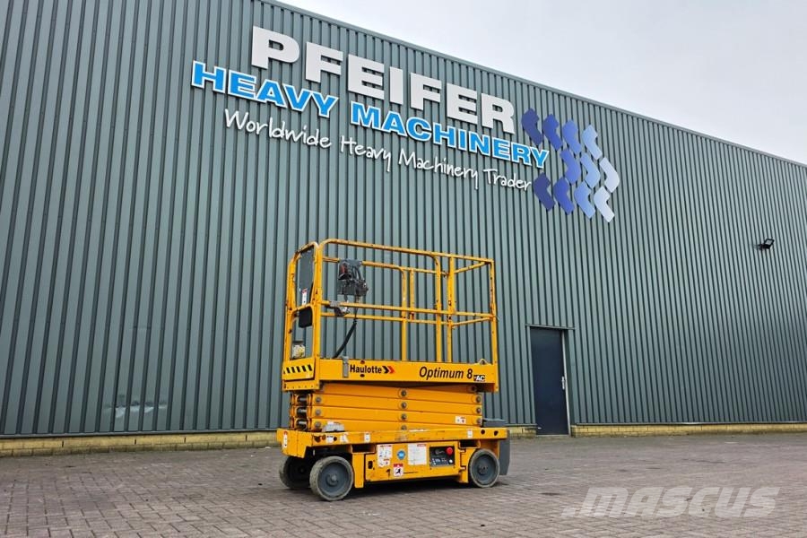 Haulotte Optimum 8 Electric, 7.77m Working Height, 230kg Ca Elevadores de tesoura