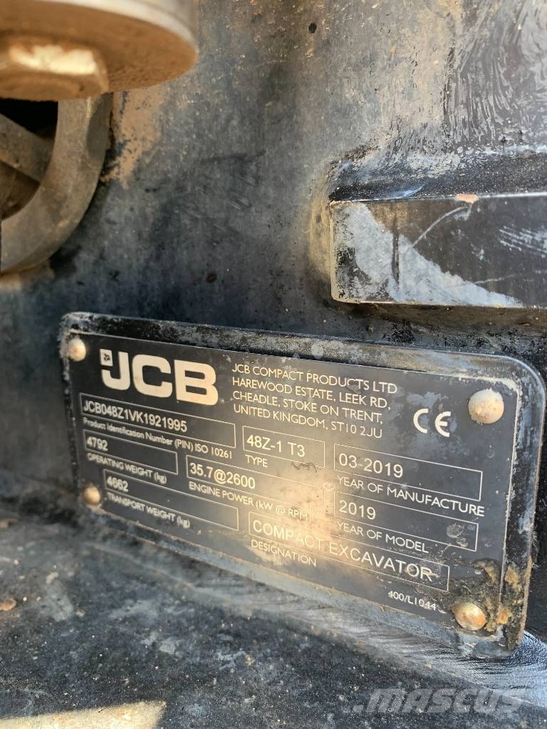 JCB 48z-1 Minigraafmachines < 7t