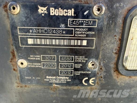 Bobcat E45 Muut koneet
