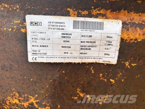 JCB SWEEPER SC240 Muut koneet