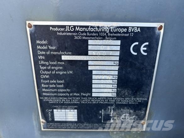 JLG TELEHANDLER 4013PS Construction - Others