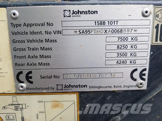 Johnston SWEEPER 158B 101 T Bouw - Overige