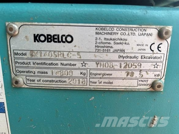 Kobelco SK140 SRLC-5 履带挖掘机