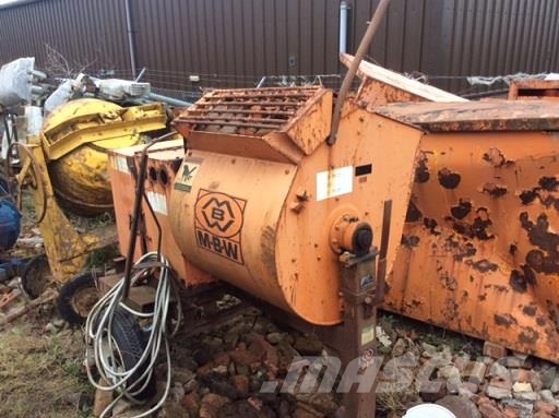 MBW MM 800 PAN MIXER Građevinarstvo – ostalo