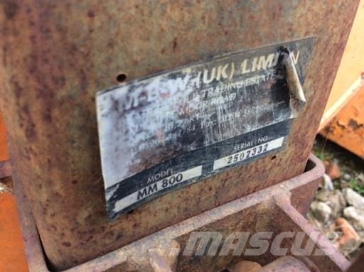 MBW MM 800 PAN MIXER Građevinarstvo – ostalo