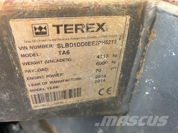 Terex DUMPER TA6 Stavebné sklápače