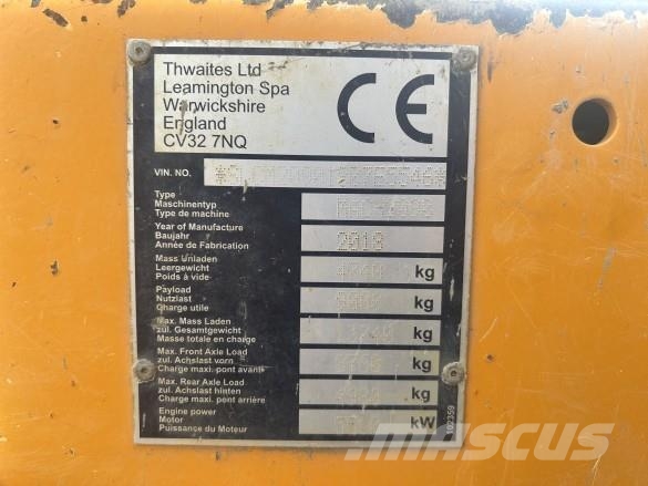 Thwaites 9T MACH 2090 عربات نقل قلابة للمواقع