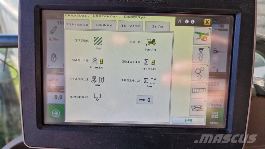 John Deere M962 Pulverizadores de arrasto