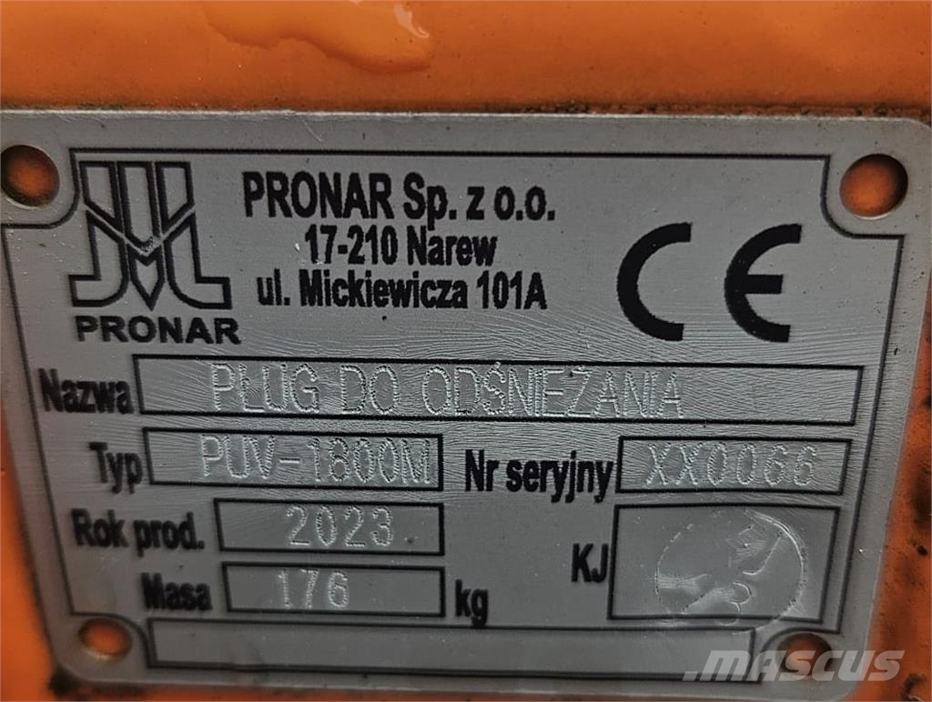 Pronar PUV 1800M Accessories