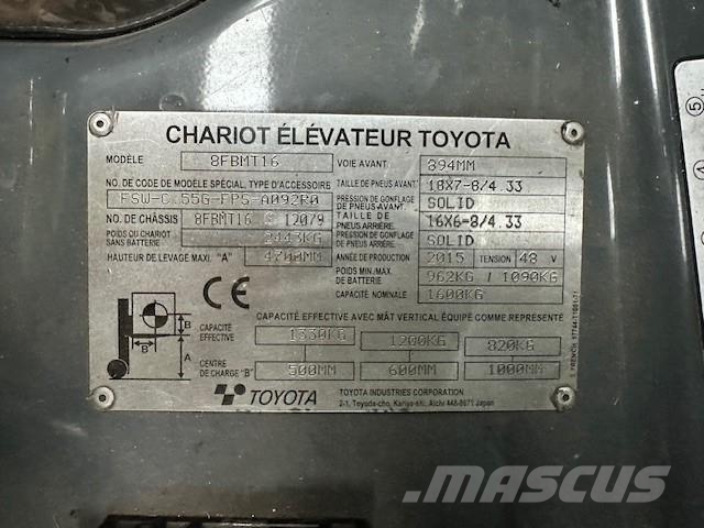 Toyota 8FBMT16 Forklift trucks - others