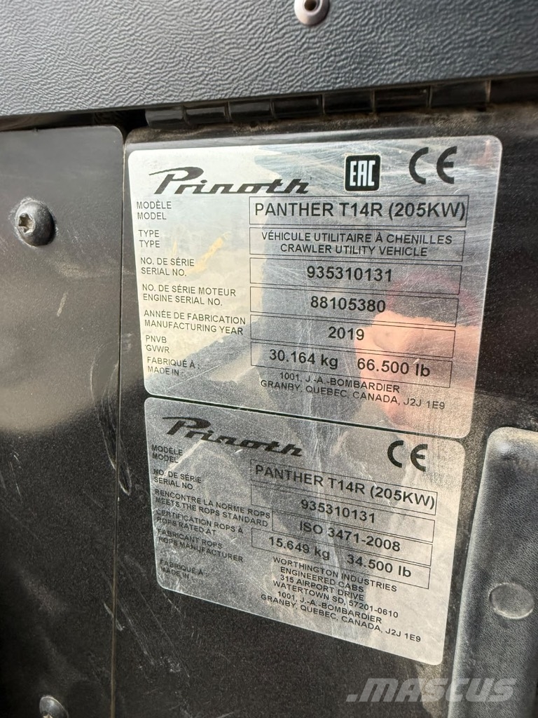 Prinoth T14R Rupsdumpers