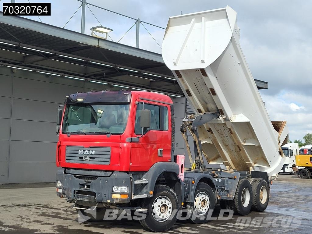 MAN TGA 35.D28 8X4 15m3 tipper Steel suspension Big-Ax Camiones bañeras basculantes o volquetes