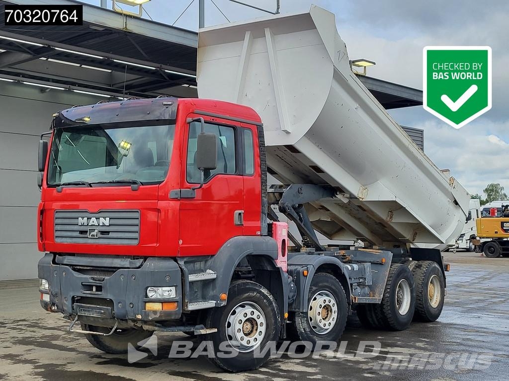 MAN TGA 35.D28 8X4 15m3 tipper Steel suspension Big-Ax Camiones bañeras basculantes o volquetes