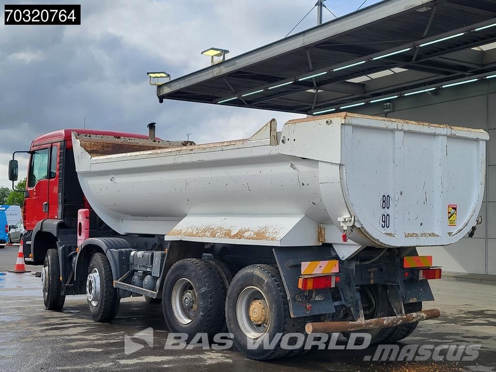 MAN TGA 35.D28 8X4 15m3 tipper Steel suspension Big-Ax Camiones bañeras basculantes o volquetes