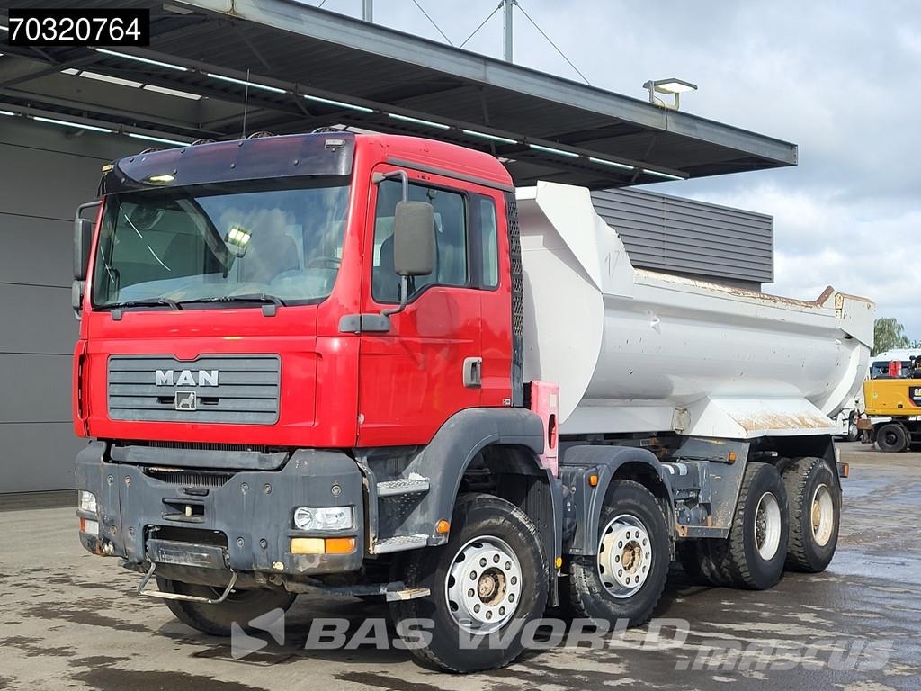 MAN TGA 35.D28 8X4 15m3 tipper Steel suspension Big-Ax Camiones bañeras basculantes o volquetes