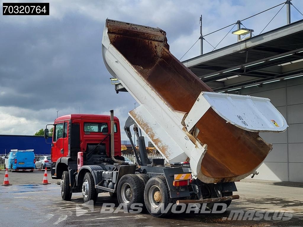 MAN TGA 35.D28 8X4 15m3 tipper Steel suspension Big-Ax Camiones bañeras basculantes o volquetes