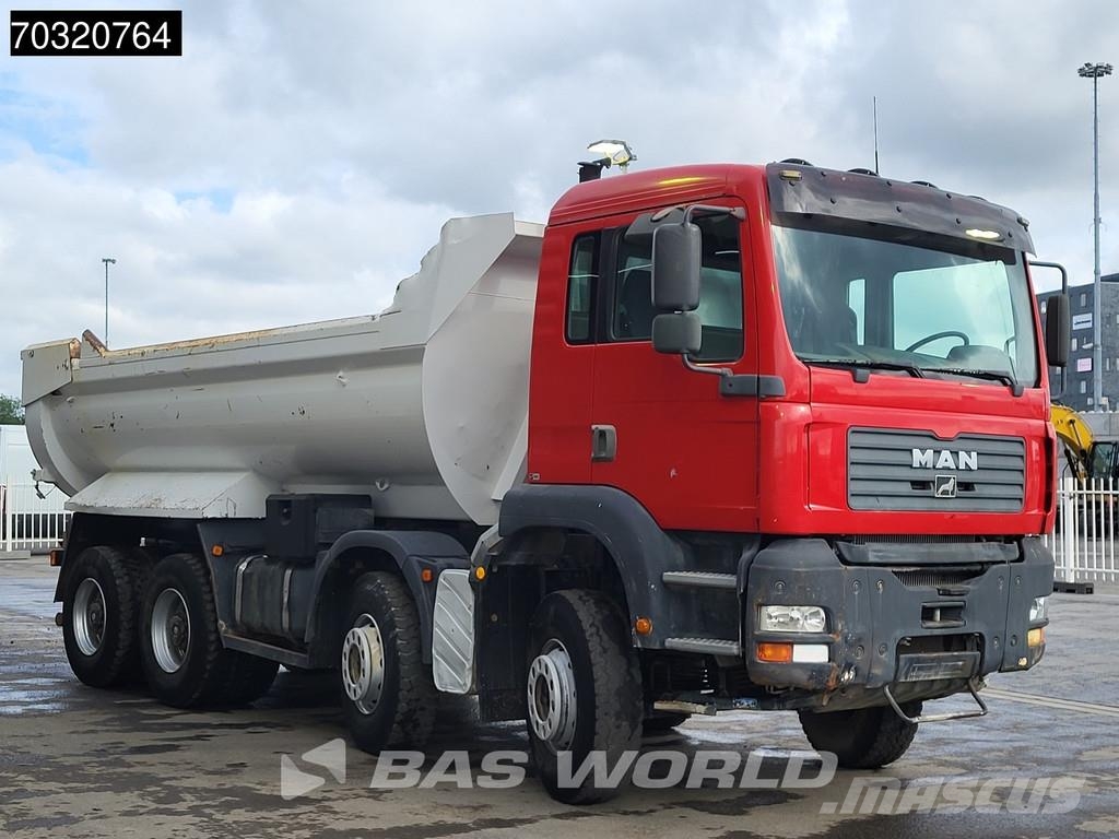 MAN TGA 35.D28 8X4 15m3 tipper Steel suspension Big-Ax Camiones bañeras basculantes o volquetes