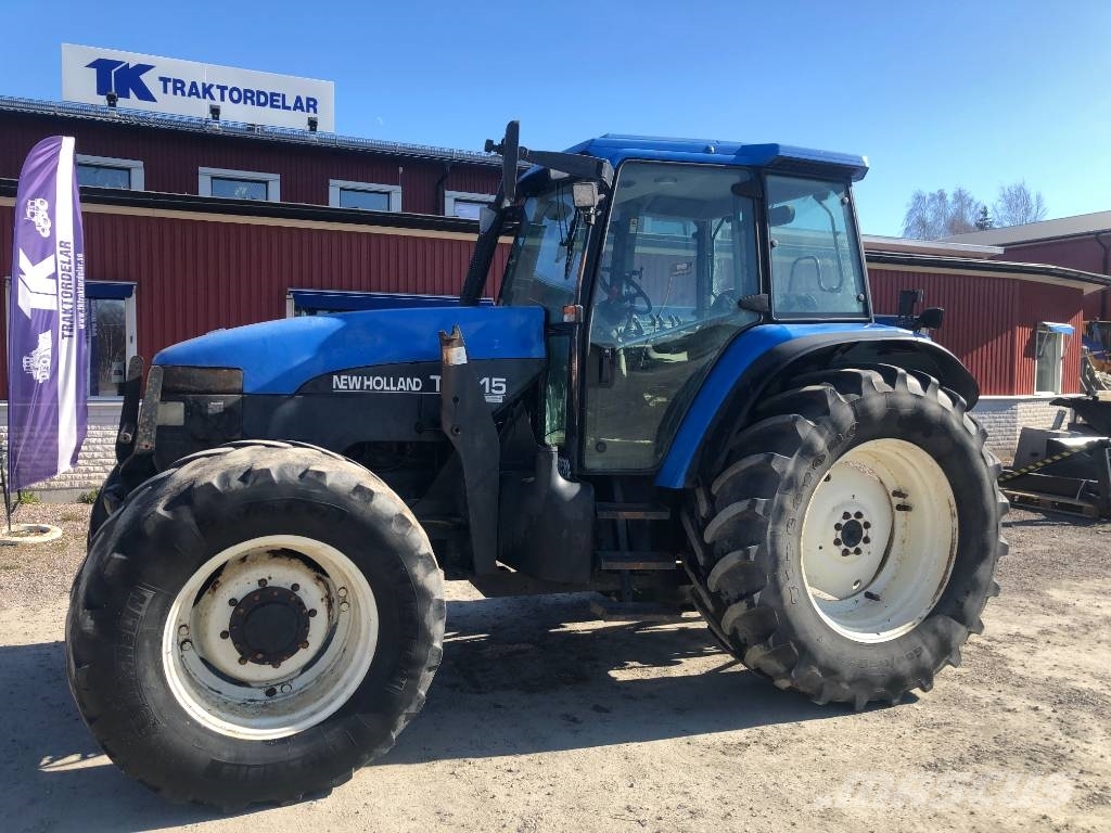 New Holland TM 115 Dismantled: only spare parts 트랙터
