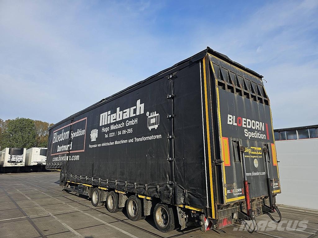 Meusburger MPG4 4 AXLE MACHINETRANSP. RAMP Low loader-semi-trailers