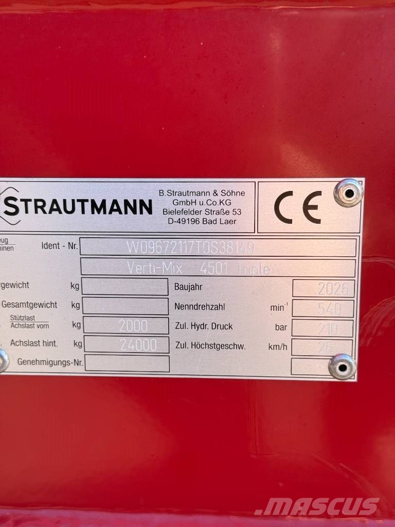 Strautmann Verti-Mix 4501 för omgående leverans Mešaona stočne hrane