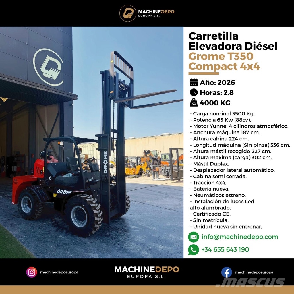  Grome T350 Diesel heftrucks