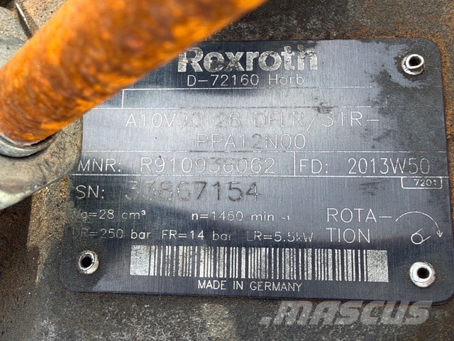 Rexroth BOSCH POWER PACK 2XA10VS028 1X A4VS0125 Hydraulika