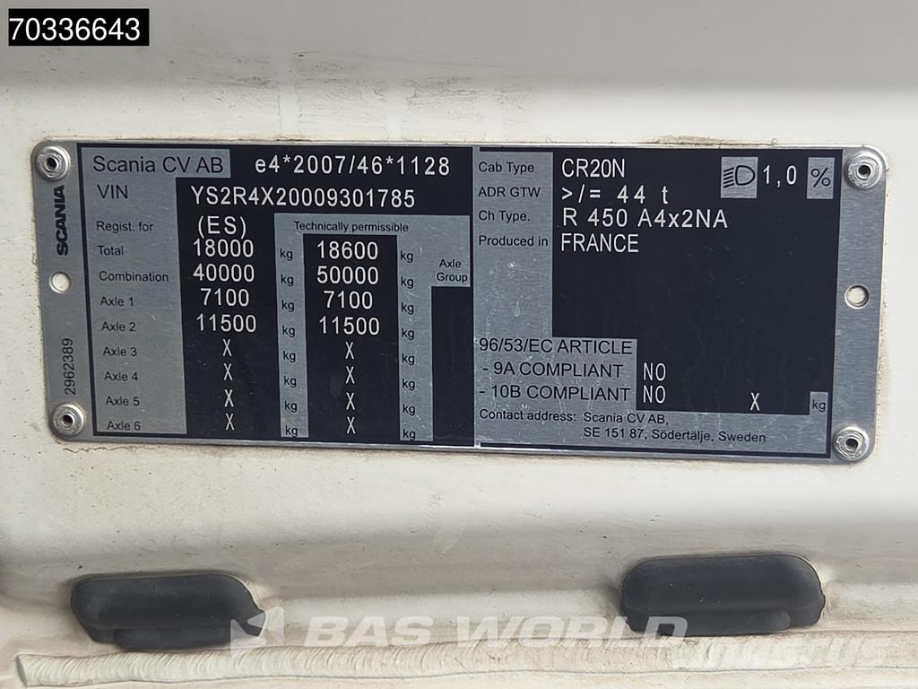 Scania R450 4X2 Retarder 2x Tanks ITV 06-2027 ACC PTO Alc Tegljači
