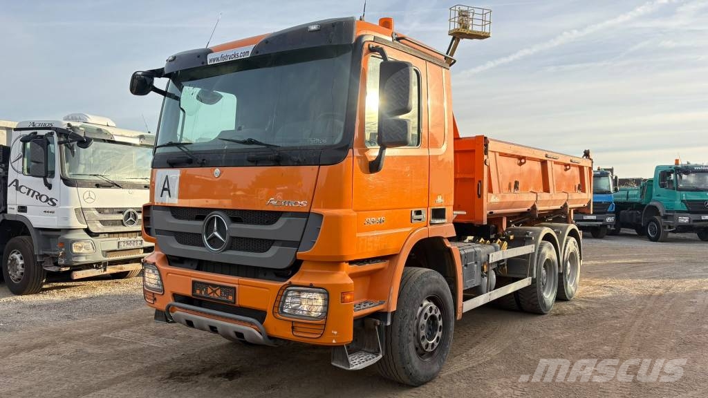 Mercedes-Benz ACTROS 3346 6X4 3 sided meiller bordmatic tipper Caminhões basculantes
