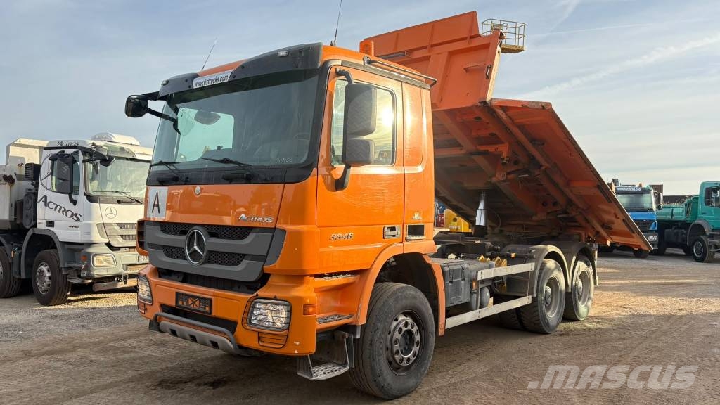 Mercedes-Benz ACTROS 3346 6X4 3 sided meiller bordmatic tipper Caminhões basculantes