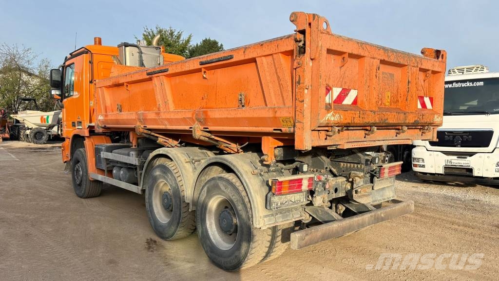 Mercedes-Benz ACTROS 3346 6X4 3 sided meiller bordmatic tipper Caminhões basculantes