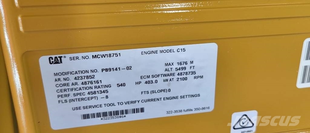 CAT C 15    Milling machine engine Motoren