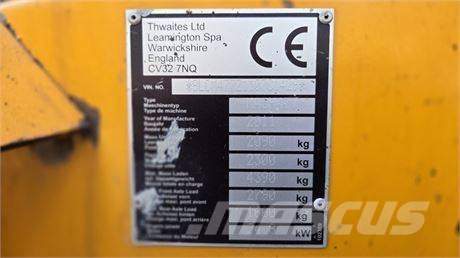 Thwaites AD 2,3 t Allrad-Dumper Camiones articulados