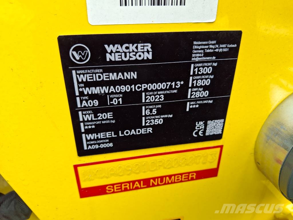 Wacker Neuson WL 20e Hjullastare